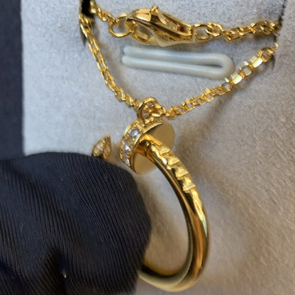 [⭐Clover Jewelry]JUSTE NECKLACE GOLD