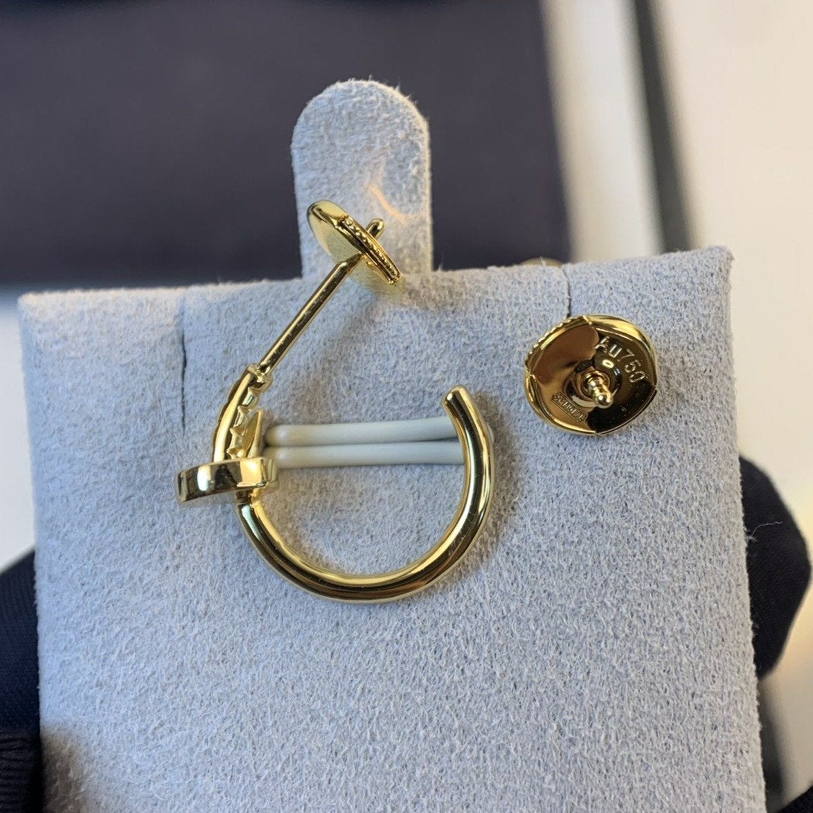[⭐Clover Jewelry]JUSTE EARRINGS GOLD