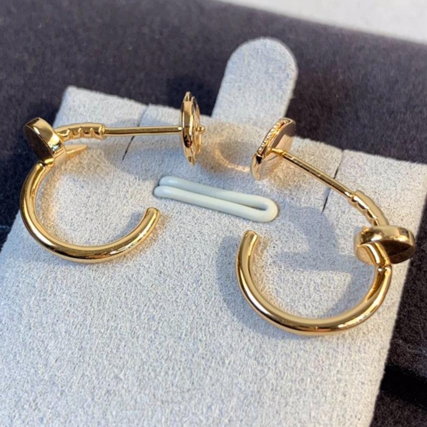 [⭐Clover Jewelry]JUSTE EARRINGS PINK GOLD
