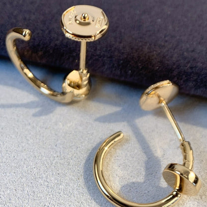 [⭐Clover Jewelry]JUSTE EARRINGS PINK GOLD