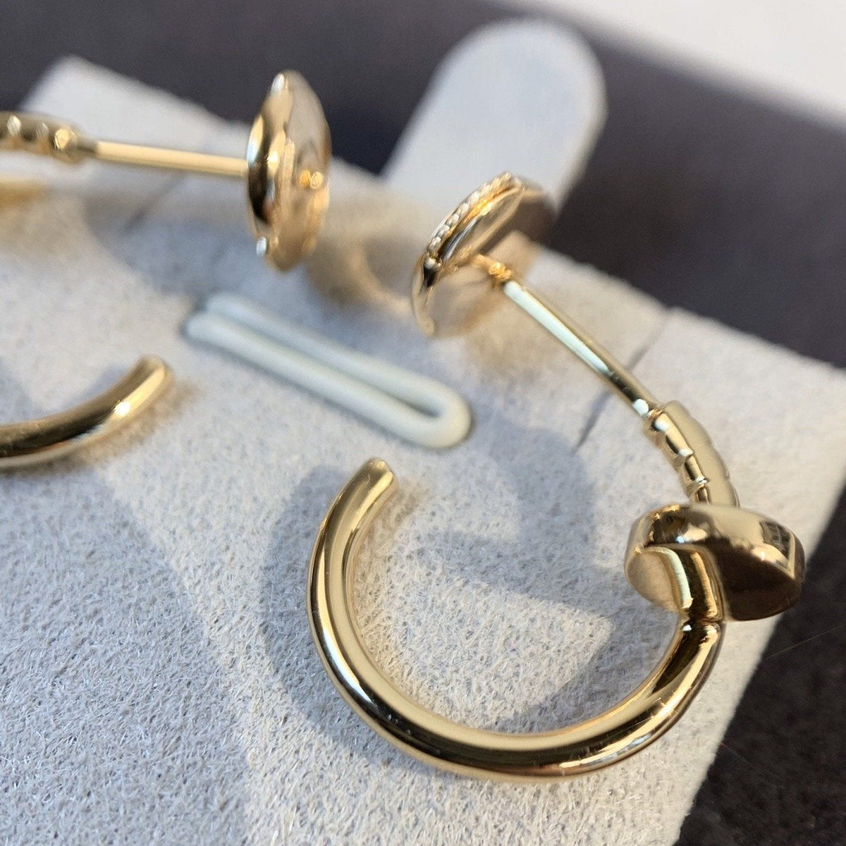 [⭐Clover Jewelry]JUSTE EARRINGS PINK GOLD