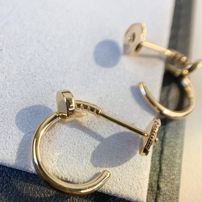 [⭐Clover Jewelry]JUSTE EARRINGS PINK GOLD