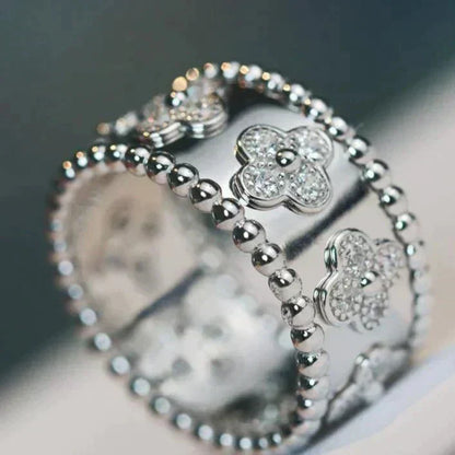 [⭐Clover Jewelry]CLOVER KALEIDOSCOPE RING 10MM