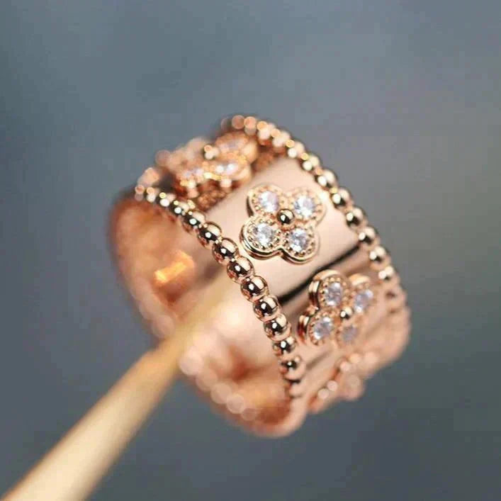 [⭐Clover Jewelry]CLOVER KALEIDOSCOPE RING 10MM