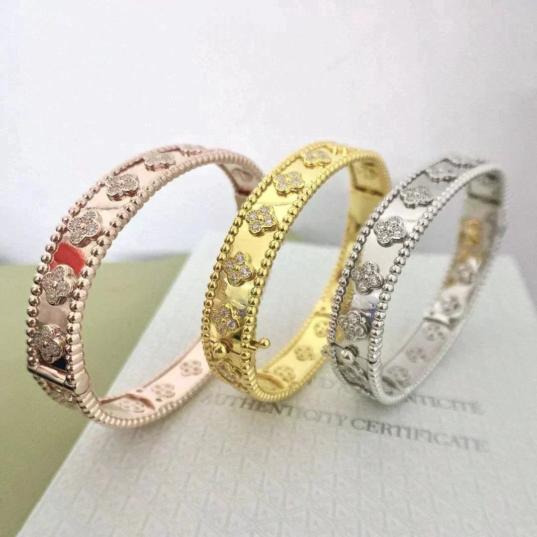 [⭐Clover Jewelry]CLOVER BRACELET 8MM DIAMONDS