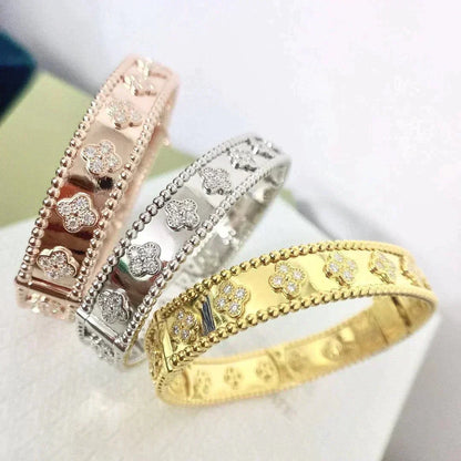 [⭐Clover Jewelry]CLOVER BRACELET 8MM DIAMONDS