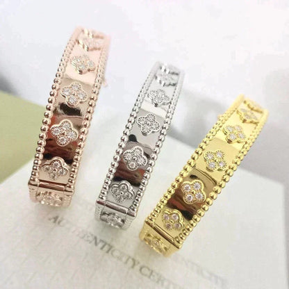 [⭐Clover Jewelry]CLOVER BRACELET 8MM DIAMONDS