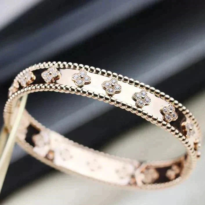 [⭐Clover Jewelry]CLOVER BRACELET 8MM DIAMONDS