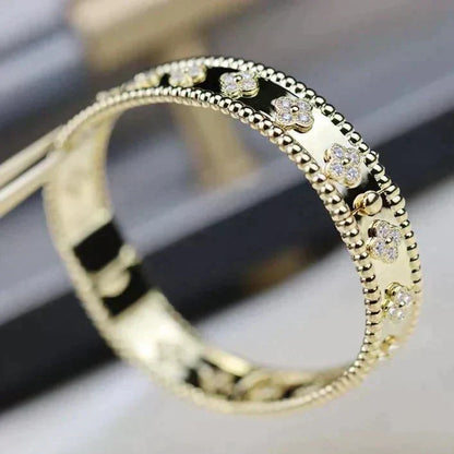 [⭐Clover Jewelry]CLOVER BRACELET 8MM DIAMONDS