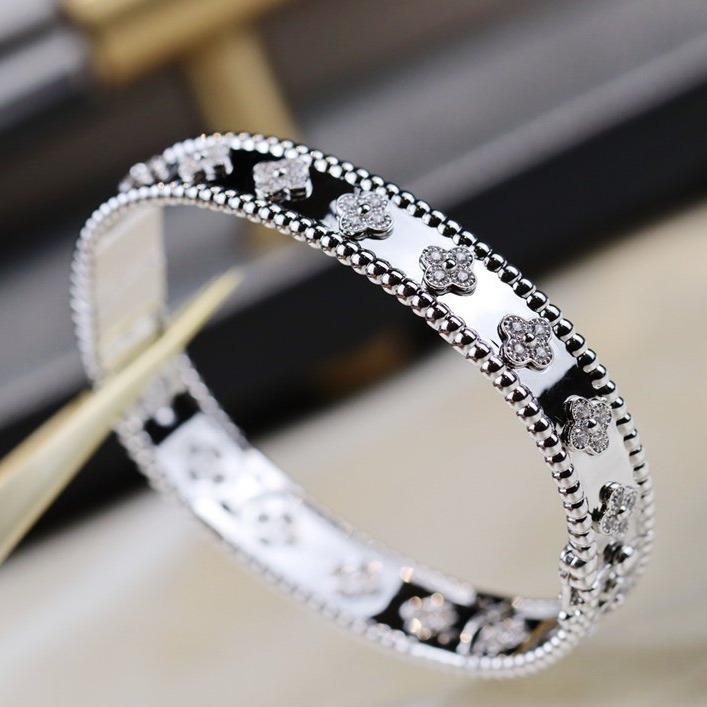 [⭐Clover Jewelry]CLOVER BRACELET 8MM DIAMONDS