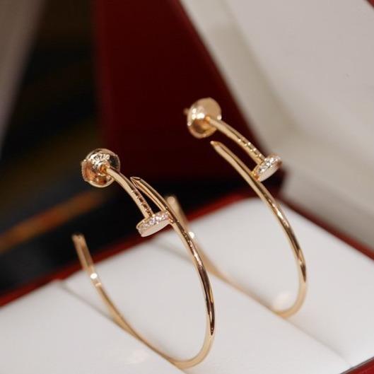 [⭐Clover Jewelry]JUSTE EARRINGS DIAMONDS 1.8MM