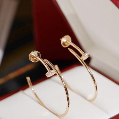 [⭐Clover Jewelry]JUSTE EARRINGS DIAMONDS 1.8MM