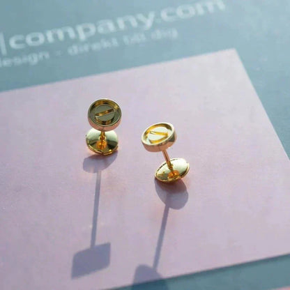 [⭐Clover Jewelry]LOVE EARRINGS GOLD 10MM