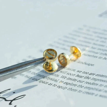 [⭐Clover Jewelry]LOVE EARRINGS GOLD 10MM