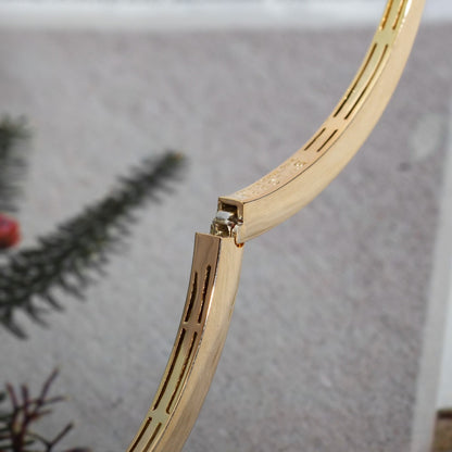 [⭐Clover Jewelry]SERPENTI BRACELET PINK GOLD DIAMOND DOUBLE SNAKE