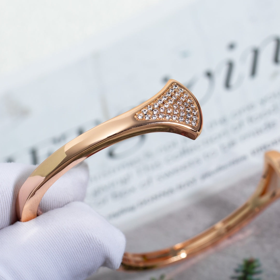 [⭐Clover Jewelry]DREAM BRACELET OPEN PINK GOLD MOP DIAMOND