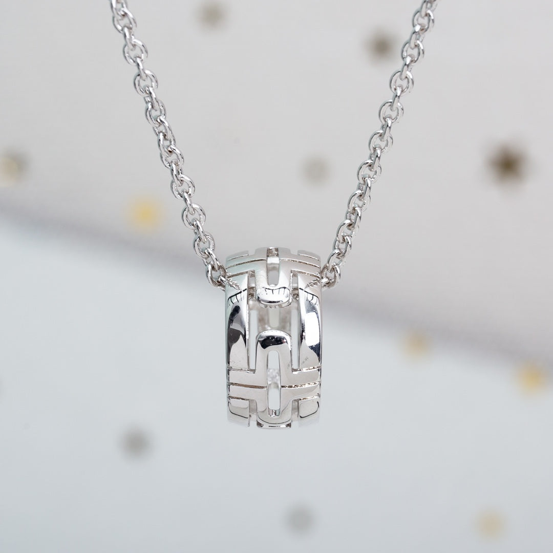 [⭐Clover Jewelry]PARENTESI NECKLACE SILVER