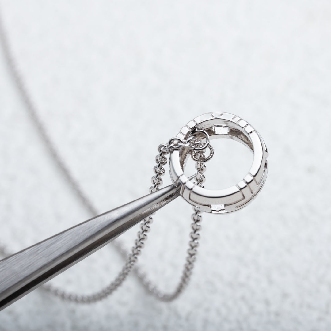 [⭐Clover Jewelry]PARENTESI NECKLACE SILVER