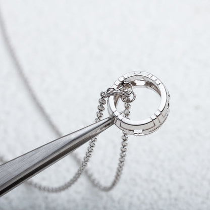 [⭐Clover Jewelry]PARENTESI NECKLACE SILVER