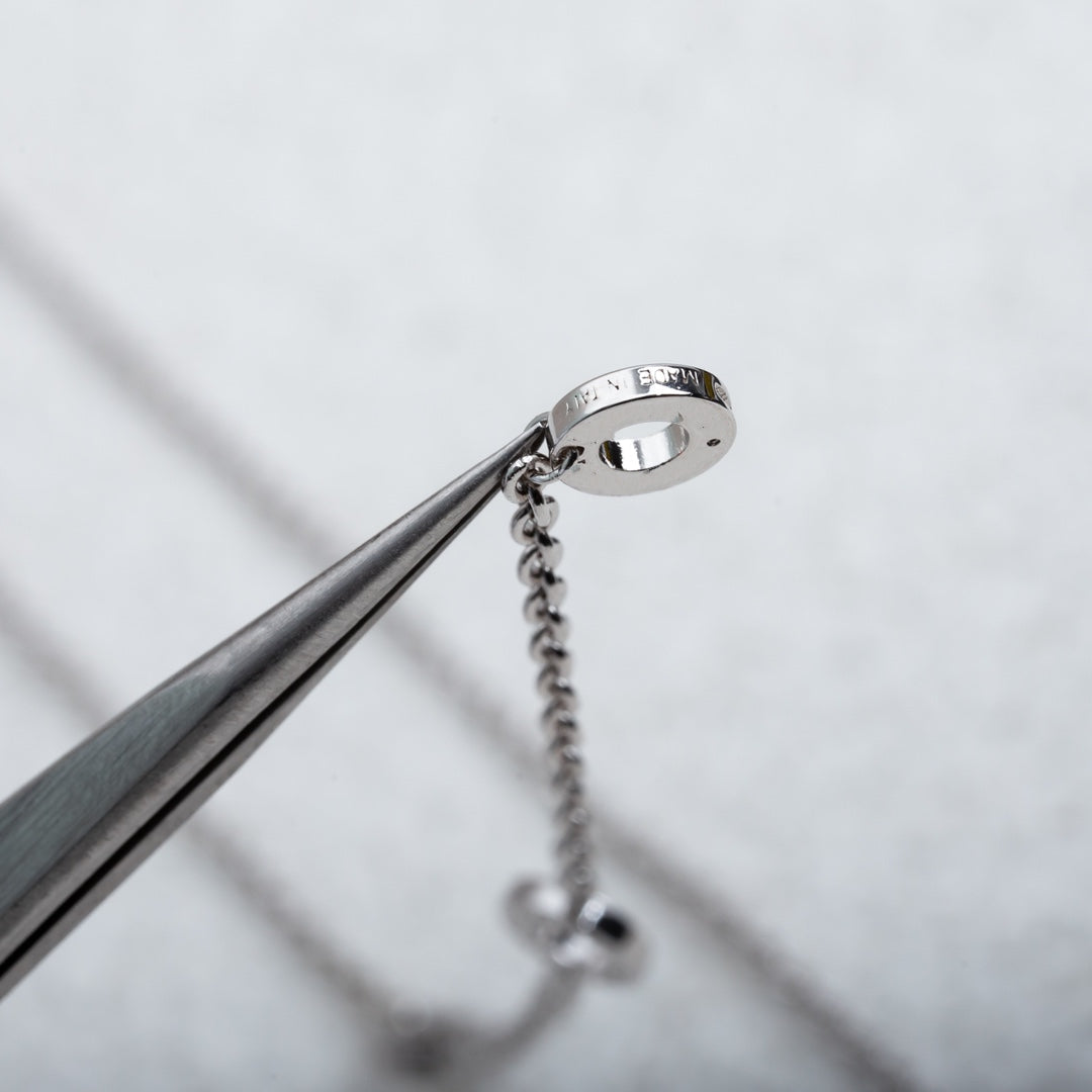 [⭐Clover Jewelry]PARENTESI NECKLACE SILVER