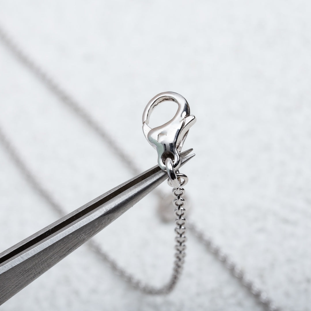 [⭐Clover Jewelry]PARENTESI NECKLACE SILVER