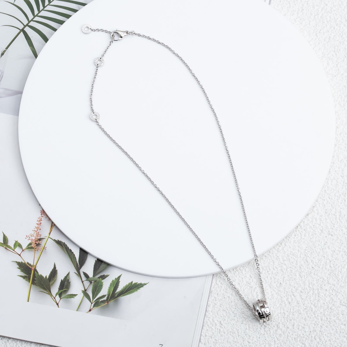 [⭐Clover Jewelry]PARENTESI NECKLACE SILVER