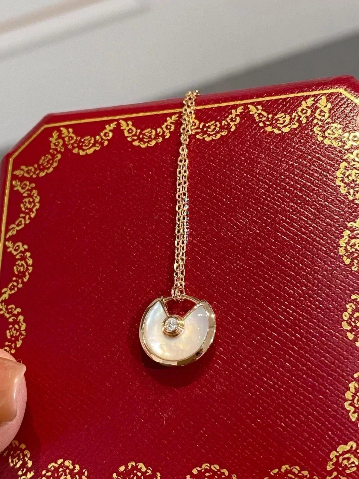 [⭐Clover Jewelry]AMULETTE ROSE GOLD MOP NECKLACE