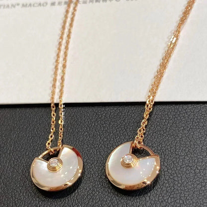 [⭐Clover Jewelry]AMULETTE ROSE GOLD MOP NECKLACE
