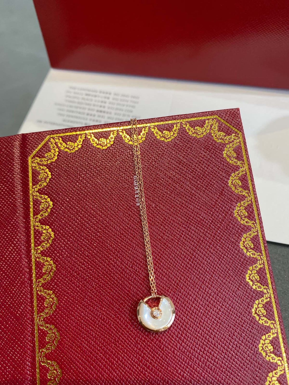 [⭐Clover Jewelry]AMULETTE ROSE GOLD MOP NECKLACE