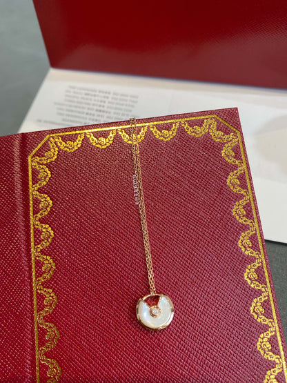 [⭐Clover Jewelry]AMULETTE ROSE GOLD MOP NECKLACE
