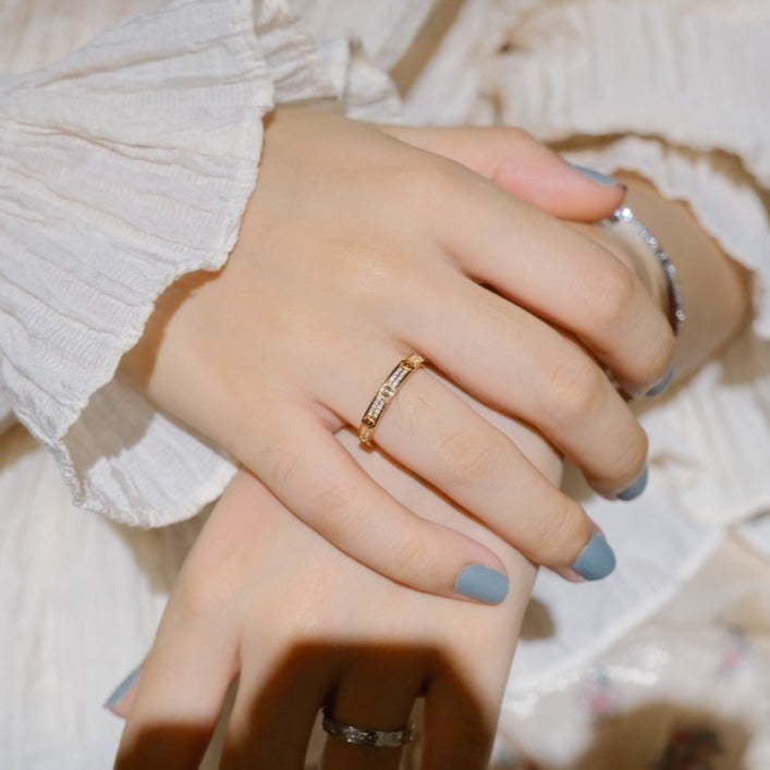 [⭐Clover Jewelry]LOVE RING 2.65MM DIAMOND