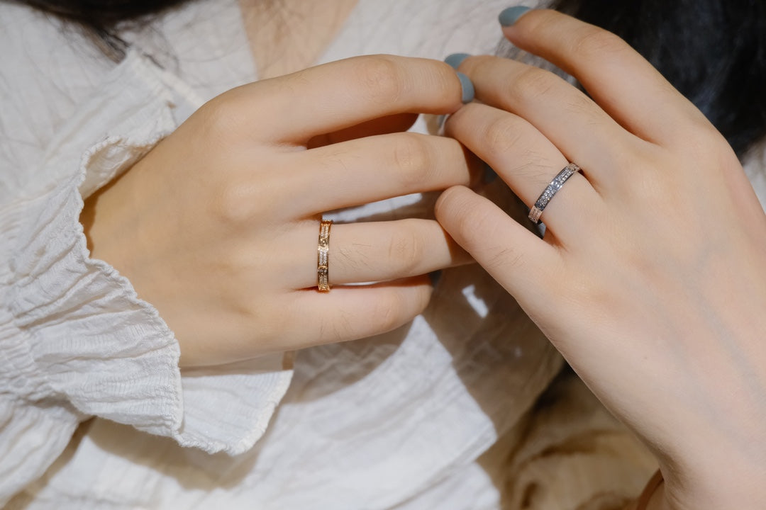 [⭐Clover Jewelry]LOVE RING 2.65MM DIAMOND