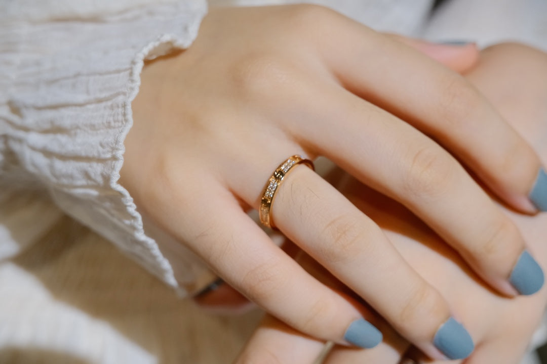 [⭐Clover Jewelry]LOVE RING 2.65MM DIAMOND