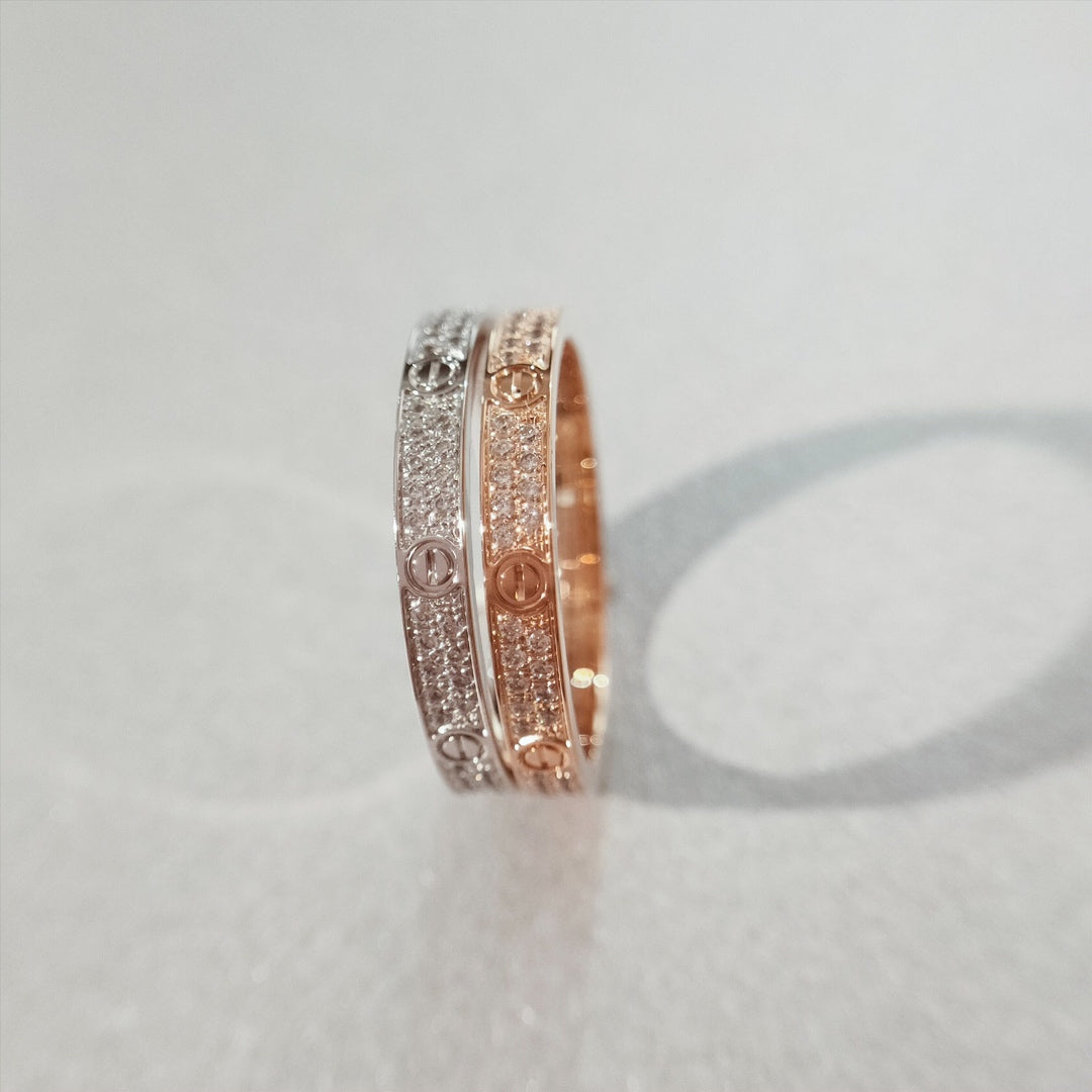 [⭐Clover Jewelry]LOVE RING 2.65MM DIAMOND