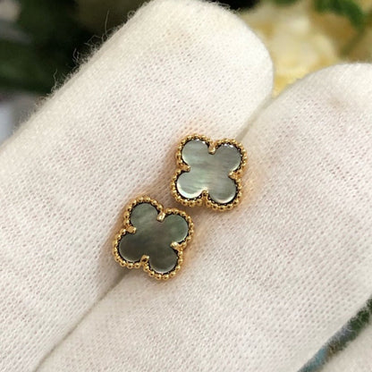 [⭐Clover Jewelry]CLOVER MINI GOLD EARRINGS