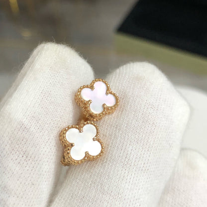 [⭐Clover Jewelry]CLOVER MINI GOLD EARRINGS