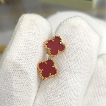 [⭐Clover Jewelry]CLOVER MINI GOLD EARRINGS