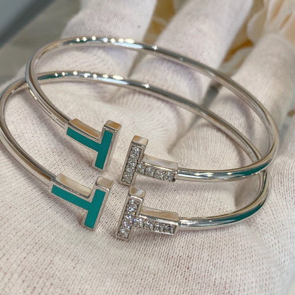[Clover Jewelry]T BRACELET 1.8MM TURQUOISE DIAMOND