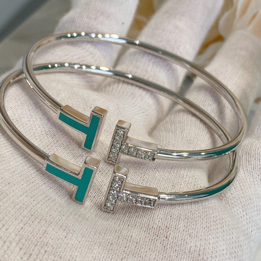 [Clover Jewelry]T BRACELET 1.8MM TURQUOISE DIAMOND