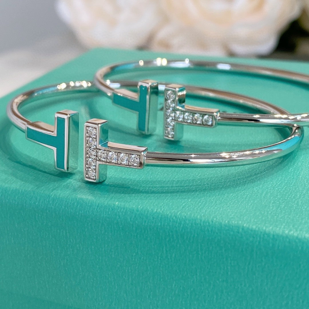 [Clover Jewelry]T BRACELET 1.8MM TURQUOISE DIAMOND