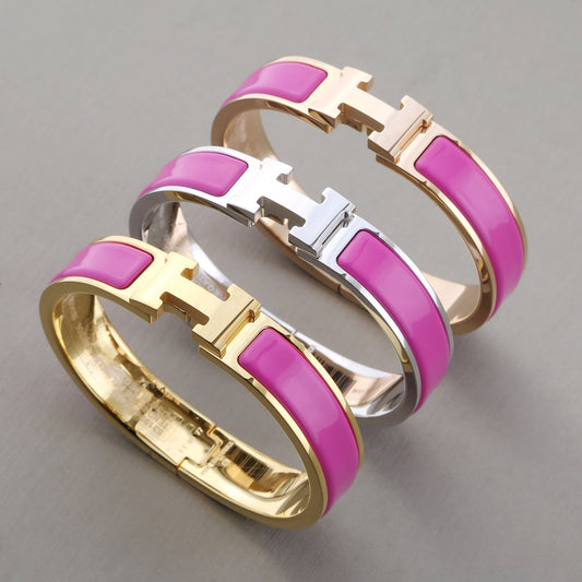 [⭐Clover Jewelry]H PURPLE BRACELET