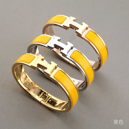 [⭐Clover Jewelry]H YELLOW BRACELET