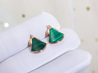 [⭐Clover Jewelry]DIVAS DREAM EARRINGS PINK GOLD