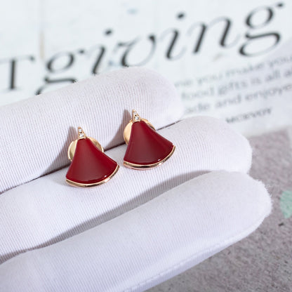 [⭐Clover Jewelry]DIVAS DREAM EARRINGS PINK GOLD