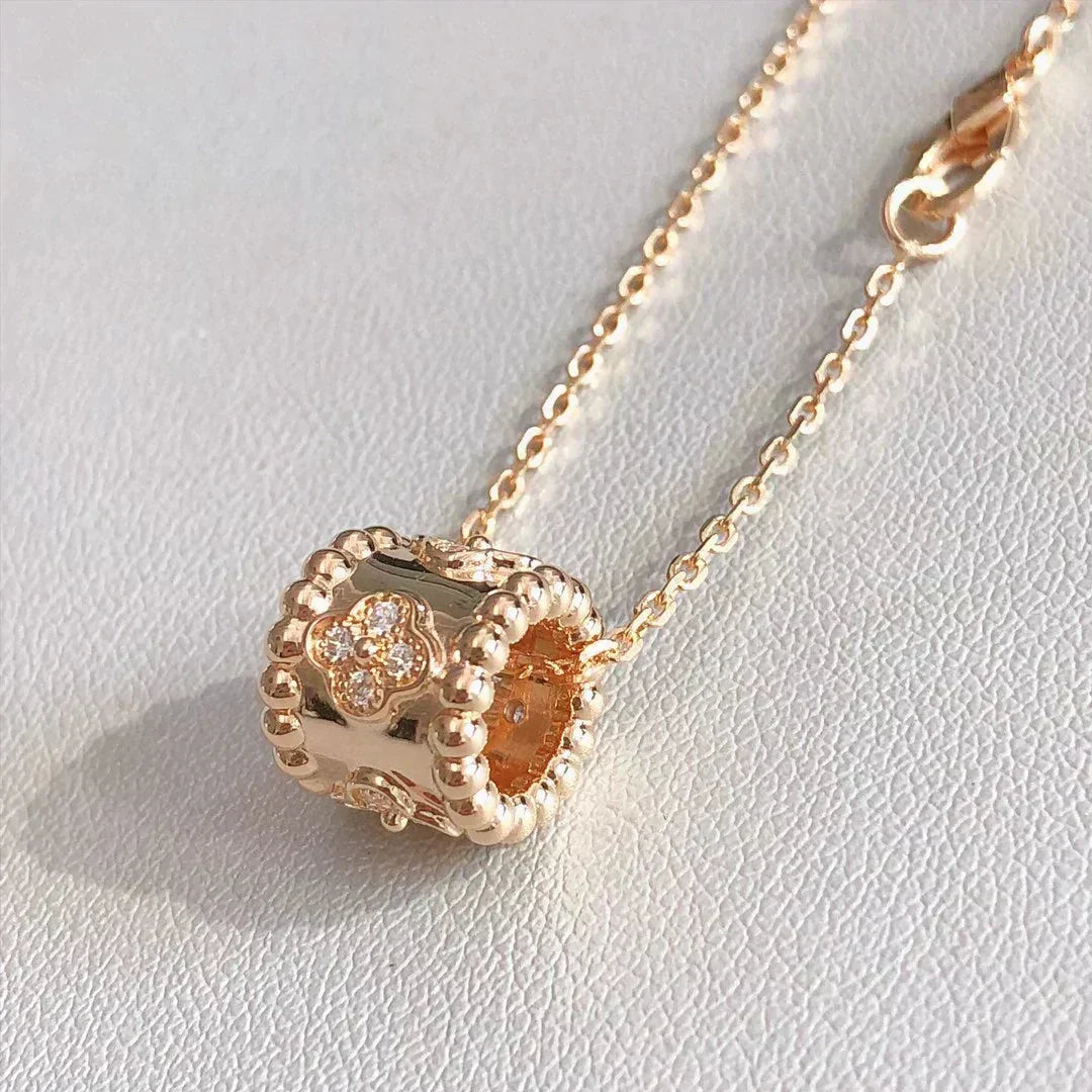 [⭐Clover Jewelry]PERLEE PEDANT NECKLACE GOLD / ROSE GOLD