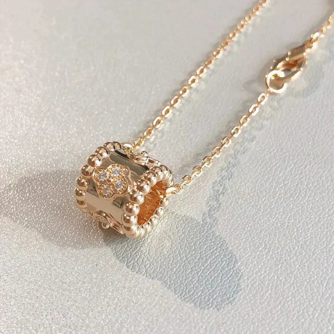 [⭐Clover Jewelry]PERLEE PEDANT NECKLACE GOLD / ROSE GOLD