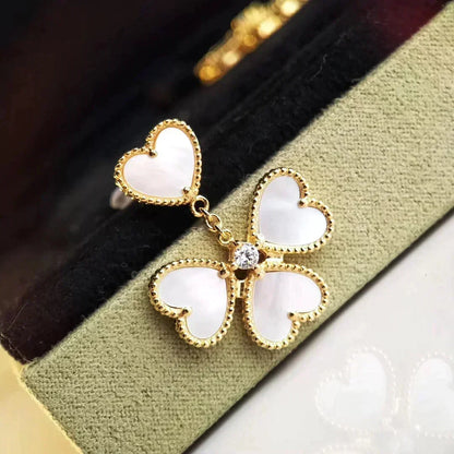[⭐Clover Jewelry]CLOVER SWEET WHITE MOP EARRINGS