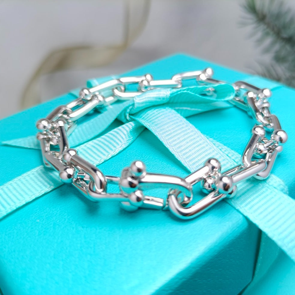 [Clover Jewelry]HARDWEAR BRACELET PINK GOLD AND SILVER