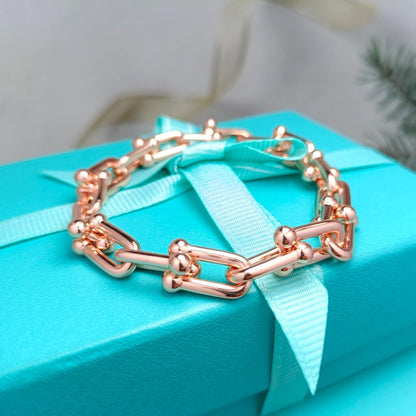 [Clover Jewelry]HARDWEAR BRACELET PINK GOLD AND SILVER