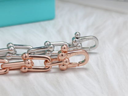 [Clover Jewelry]HARDWEAR BRACELET PINK GOLD AND SILVER